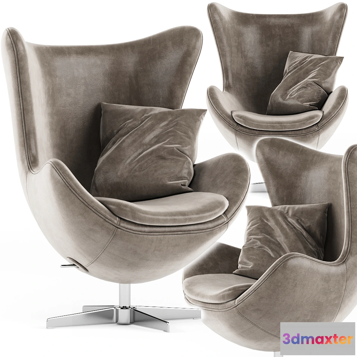 1462086 - Egg armchair 3D Max