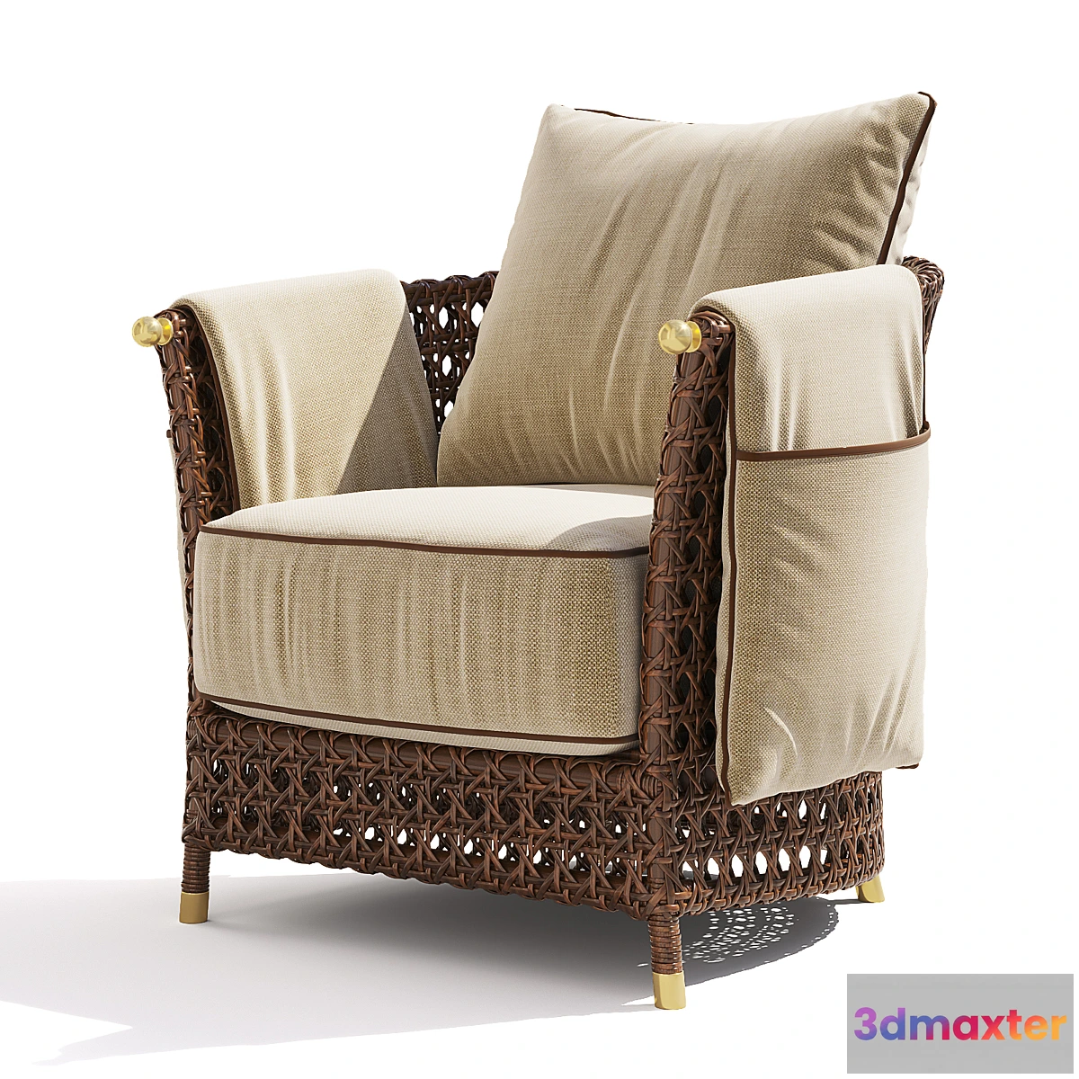 1462990 - SAMUELE MAZZA Rigel Armchair 3D Max