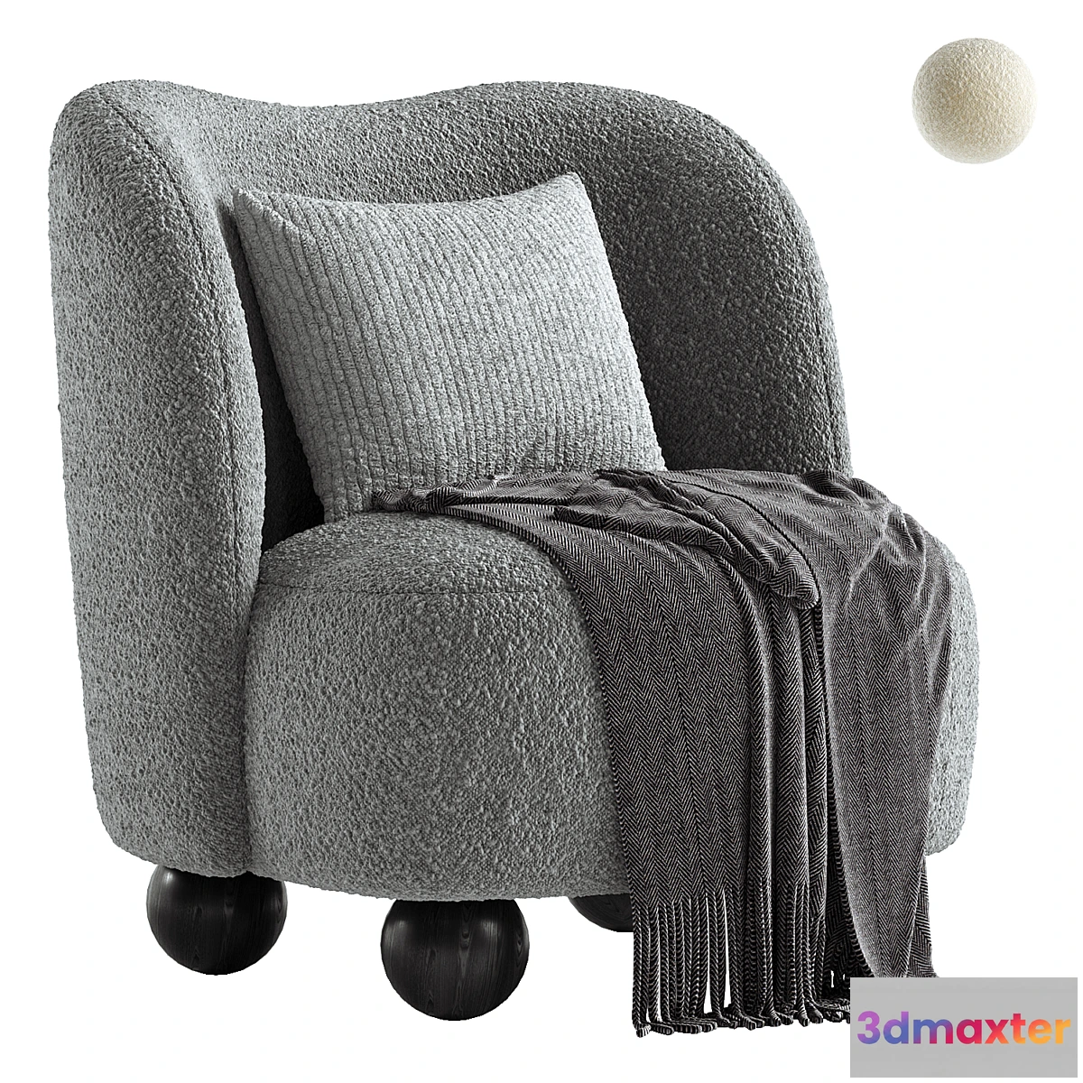 1465812 - Alice Lounge Chair 3D Max