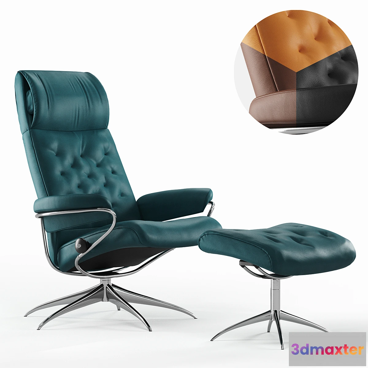 1466396 - Stressless Metro chair high back std base 3D Max