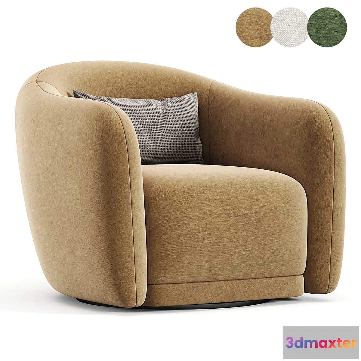 1468952 - Addie Swivel Armchair 3D Max