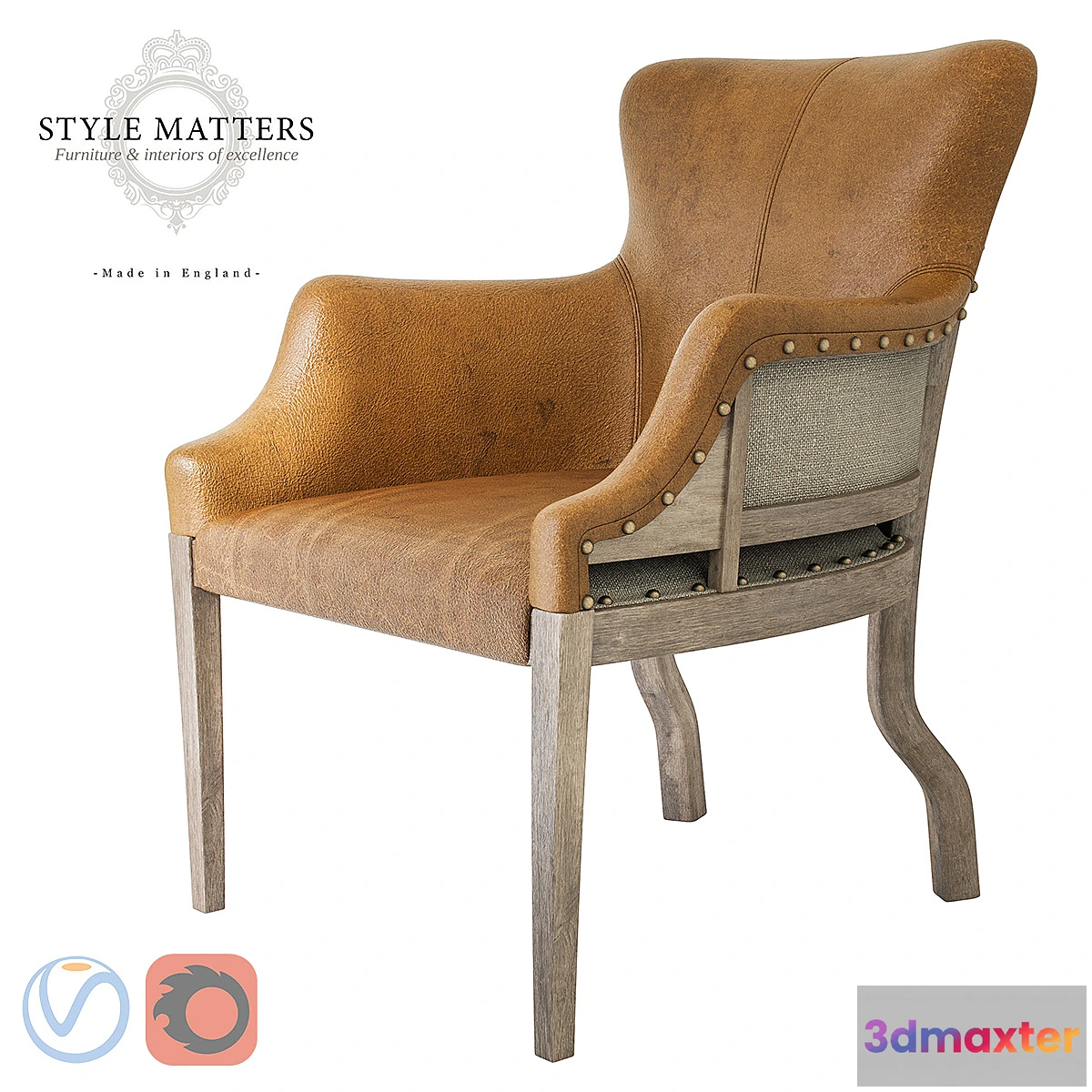 1469110 - CHESTERTON CANVAS ARMCHAIR 3D Max
