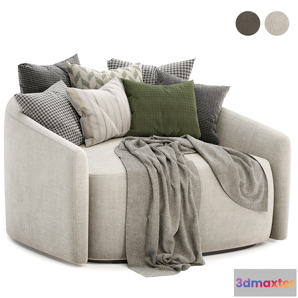 1469744 - Chloe Media Lounger 3D Max