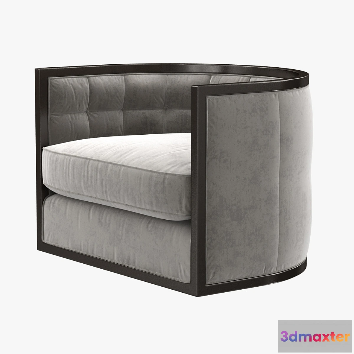 1470288 - Baker ARCHETYPE ROUND TUFTED SWIVEL CHAIR 3D model 3D Max