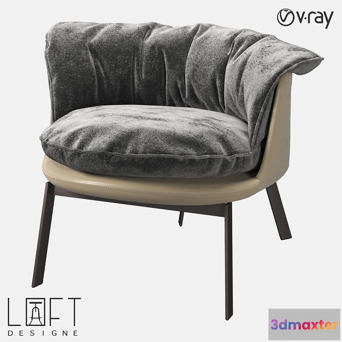 1472476 - Armchair LoftDesigne 36555 model 3D Max