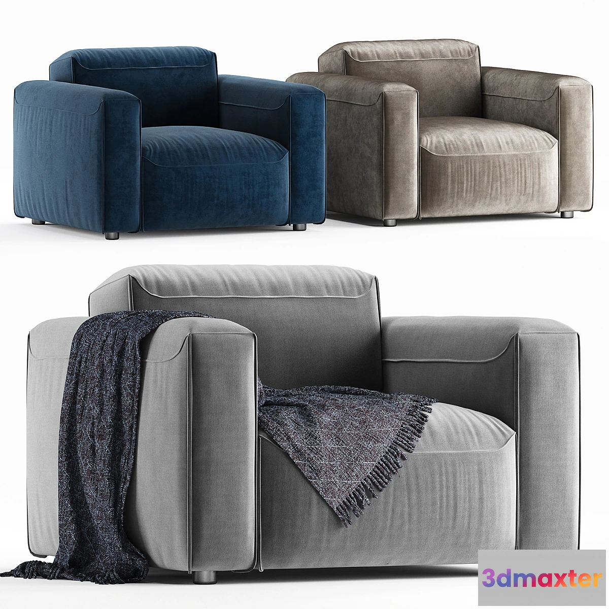 1473412 - Rolf Benz 552 mio armchair 3D Max