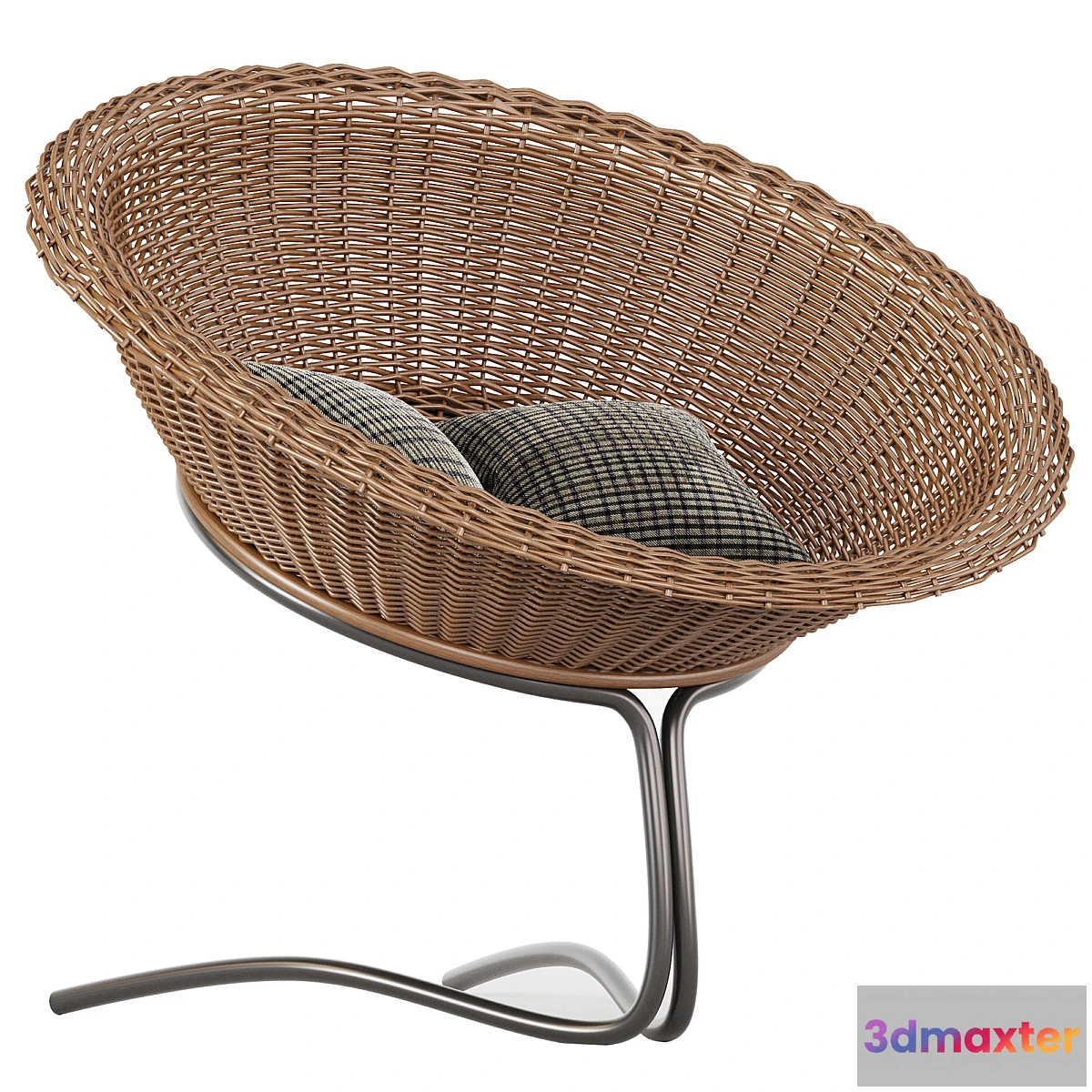 1474358 - Rattan Easy Chair by Rohe Noordwolde 3D Max