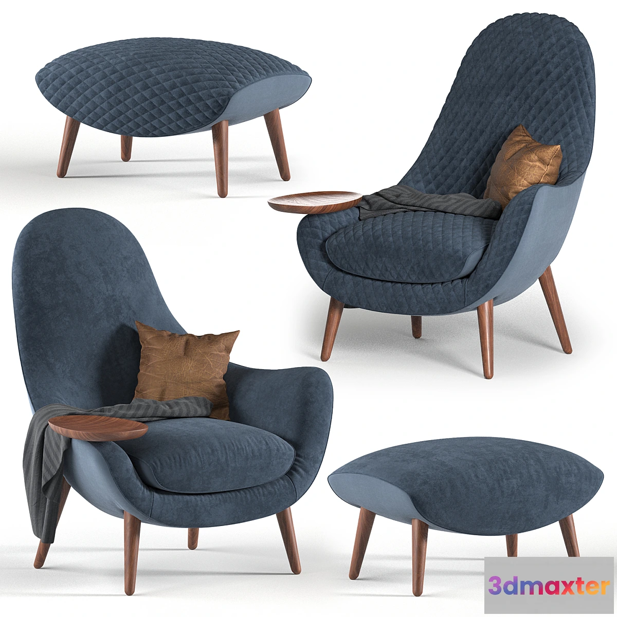 1475496 - Poliform mad king 3D Max