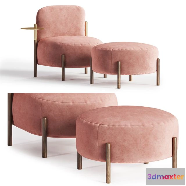 1543875 - Bolzan Letti Flag Chair 3D Max