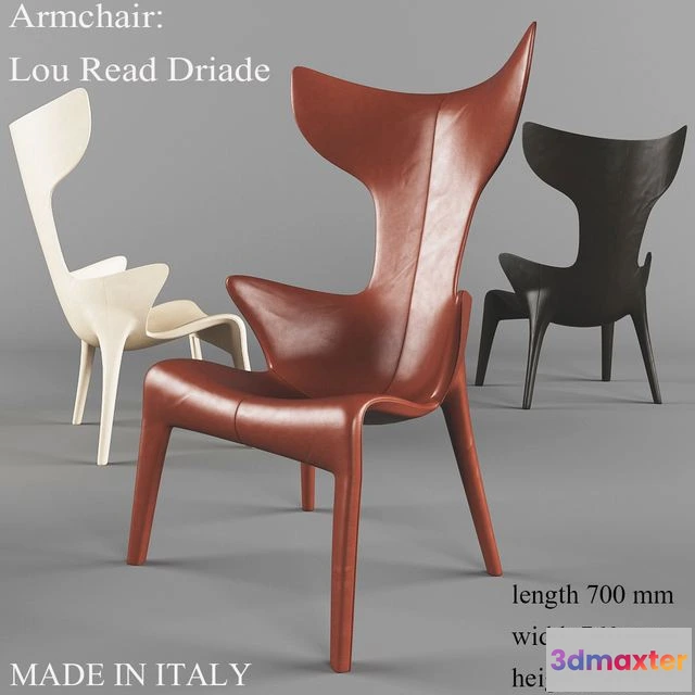 1548079 - Armchair_Lou_Read_Driade 3D Max