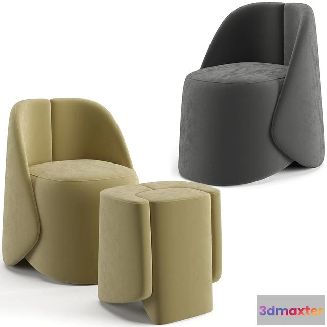1548805 - Baxter Keren little armchair 3D Max