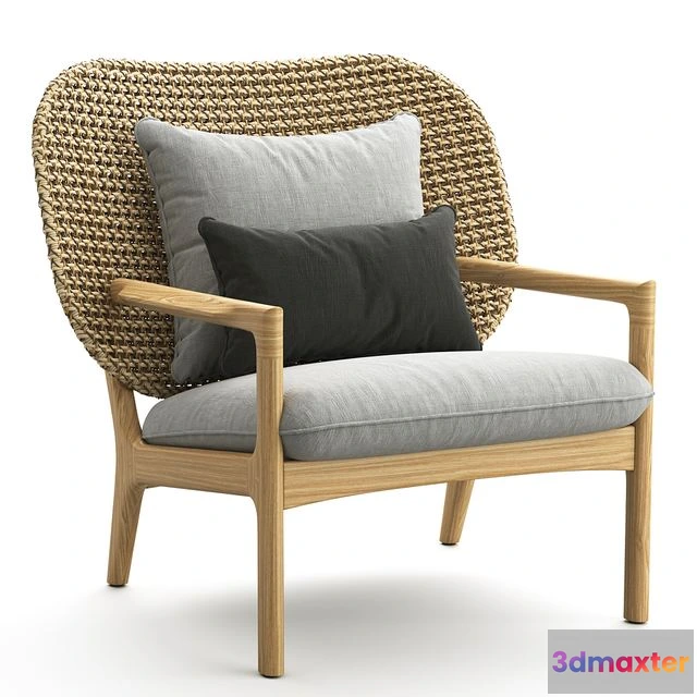 1551729 - Kay Low Back Lounge Chair 3D Max