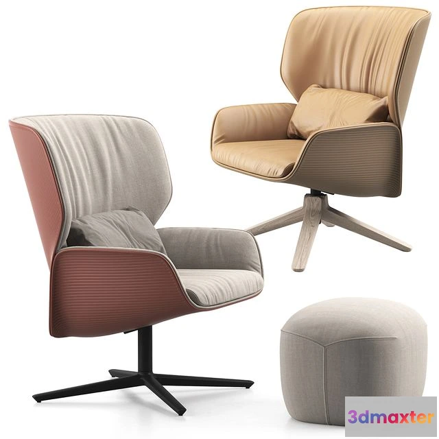 1552995 - Andreu world Nuez lounge bio 3D Max