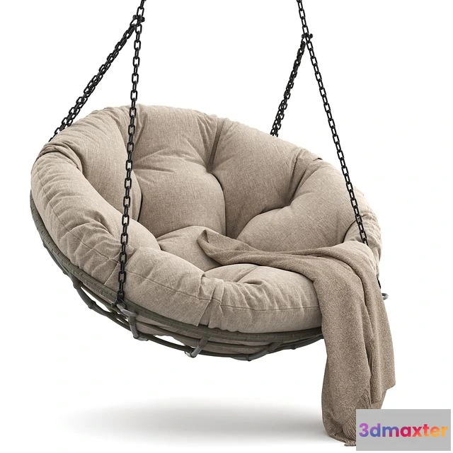 1553325 - Hanging Papasan Chair 3D Max