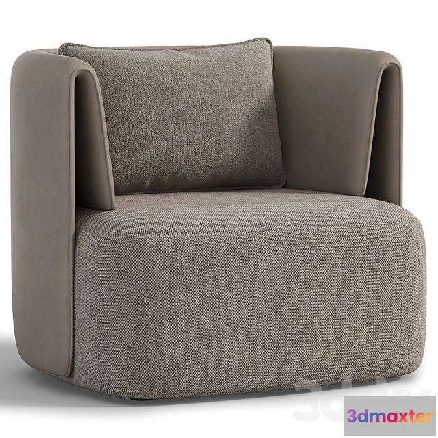 1554083 - Elio Swivel Barrel Chair 3D Max