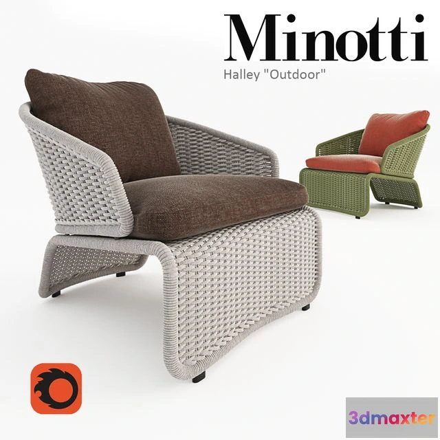 1554171 - Halley Outdoor Chair 3D Max