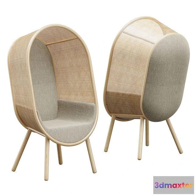 1555455 - Cocoon Lounge Chair 3D Max