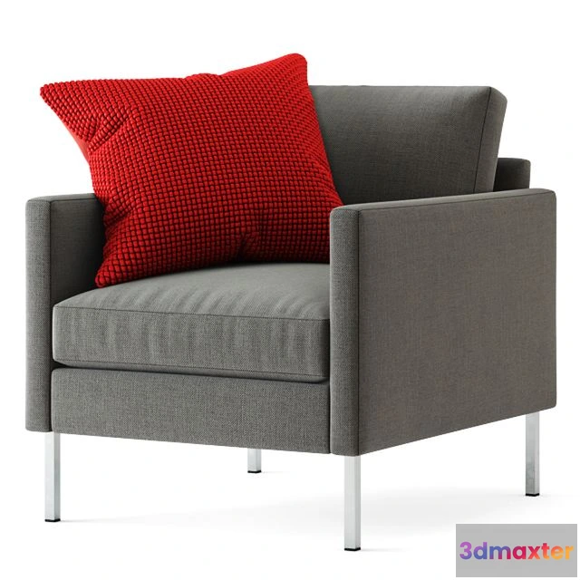 1558159 - Crate and Barrel Studio Series Customizable Chair 3D Max