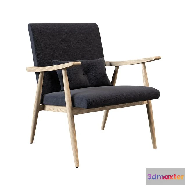 1558187 - Danish Armchair 3D Max