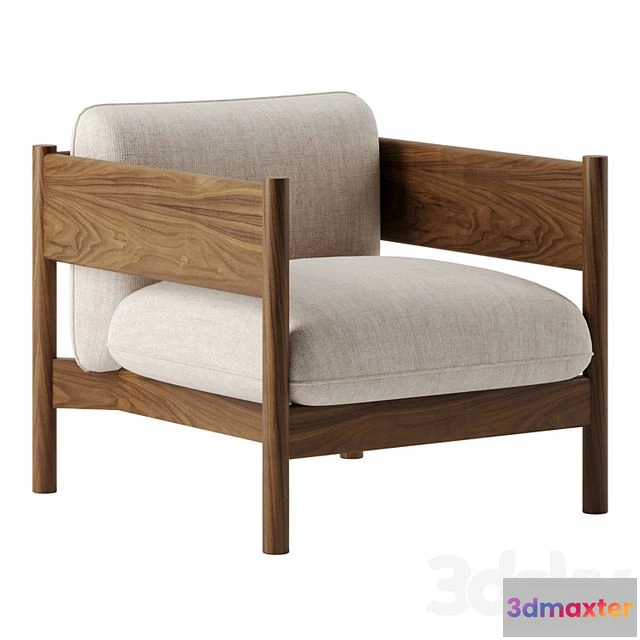 1558645 - ARBOR CLUB ARMCHAIR by HAY 3D Max