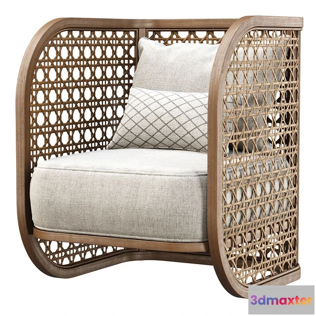1559793 - Rimma rattan restaurant chair 3D Max