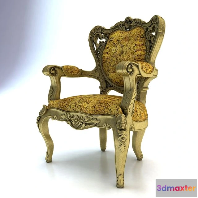 1561182 - Carved Chair 3D Max
