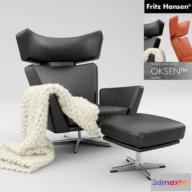 1562385 - OKSEN armchair 3D Max