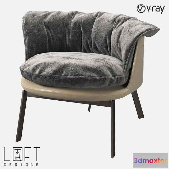 1562775 - Armchair LoftDesigne 36555 3D Max