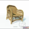 1562777 - Armchair Rattan 3D Max