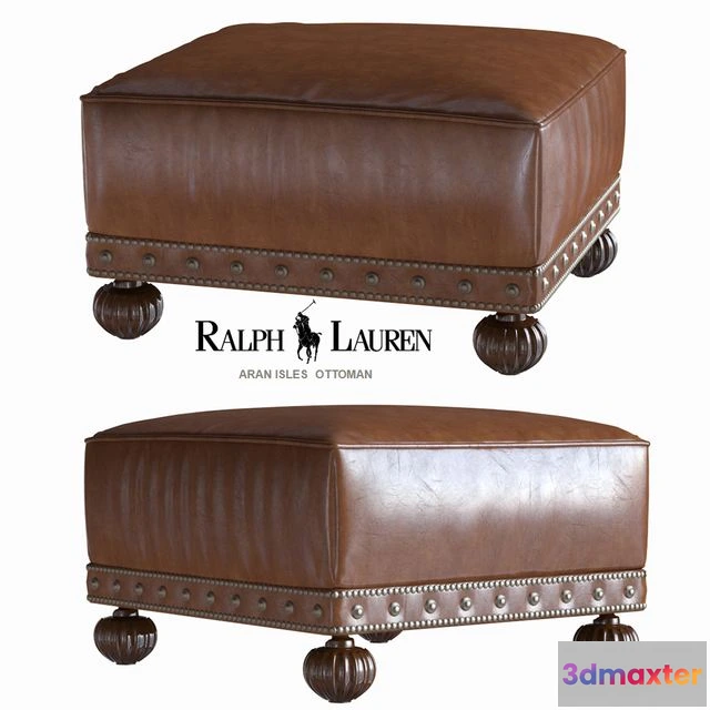 1564227 - Ralph Lauren ARAN ISLES OTTOMAN 3D Max