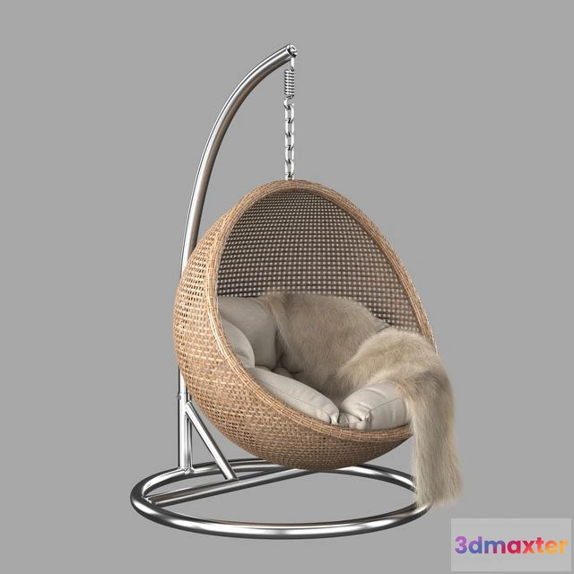 1564812 - Rattan Hanging Chair 3D Max