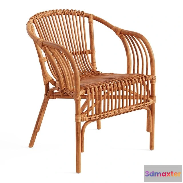 1569550 - Paris Rattan Chair 3D Max