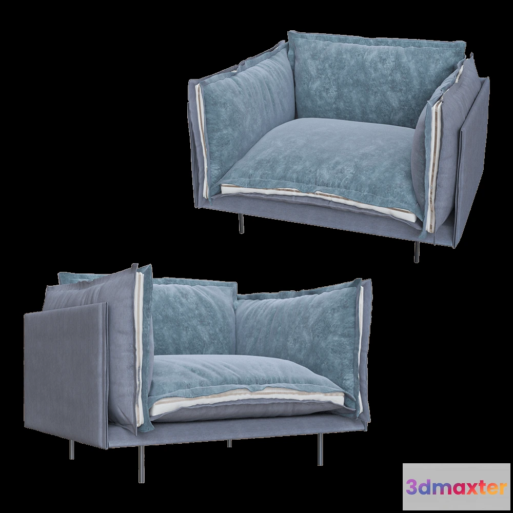 1609708 - Arketipo - Armchair Auto Reverse 3D Max