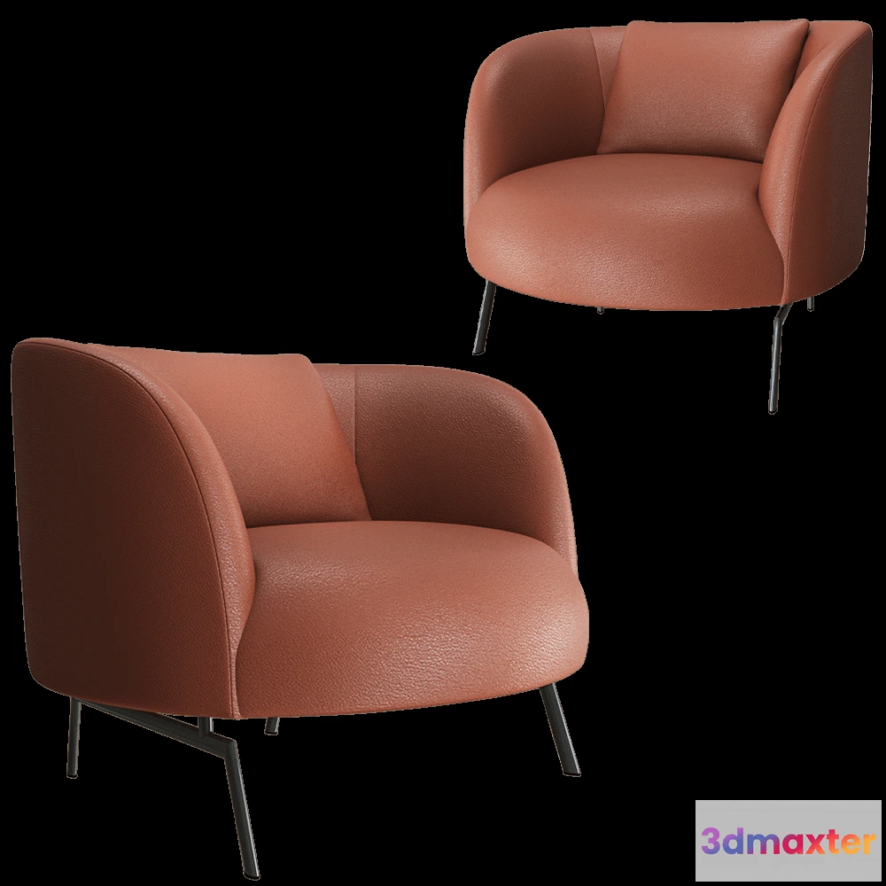 1609748 - B&T Design - Armchair Zen 3D Max