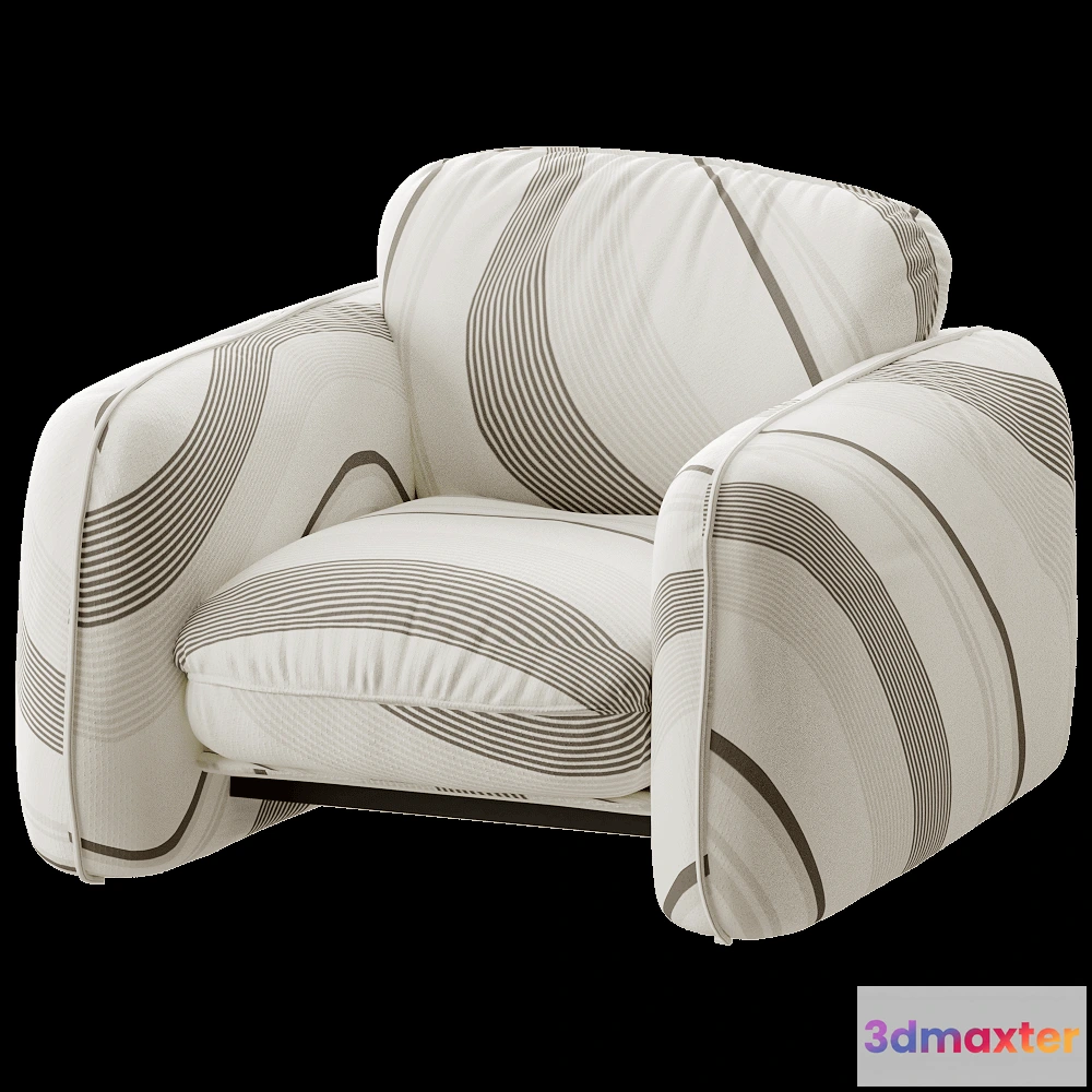 1609764 - BAXTER - Armchair Brigitte 3D Max