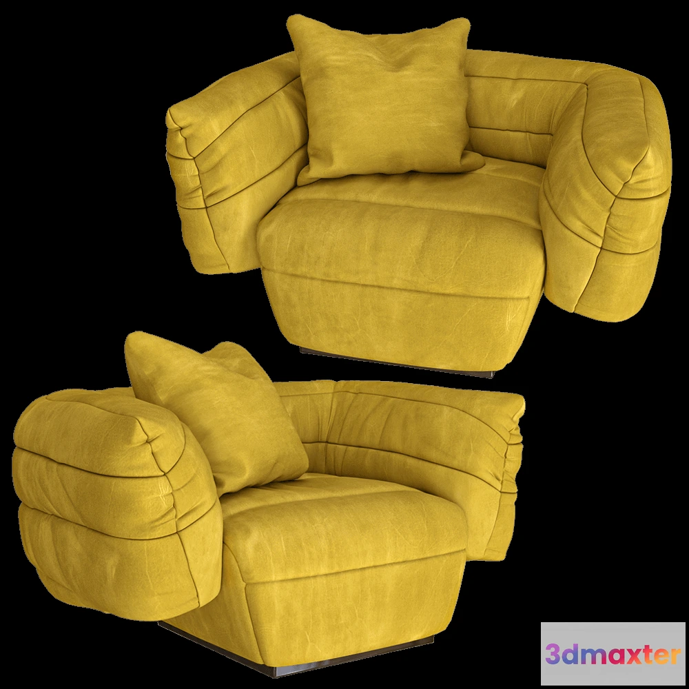 1609798 - BAXTER - Armchair Tactile 3D Max