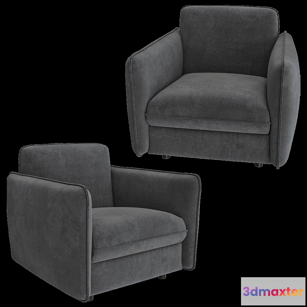 1609836 - Bizzarto - Armchair Riva 3D Max