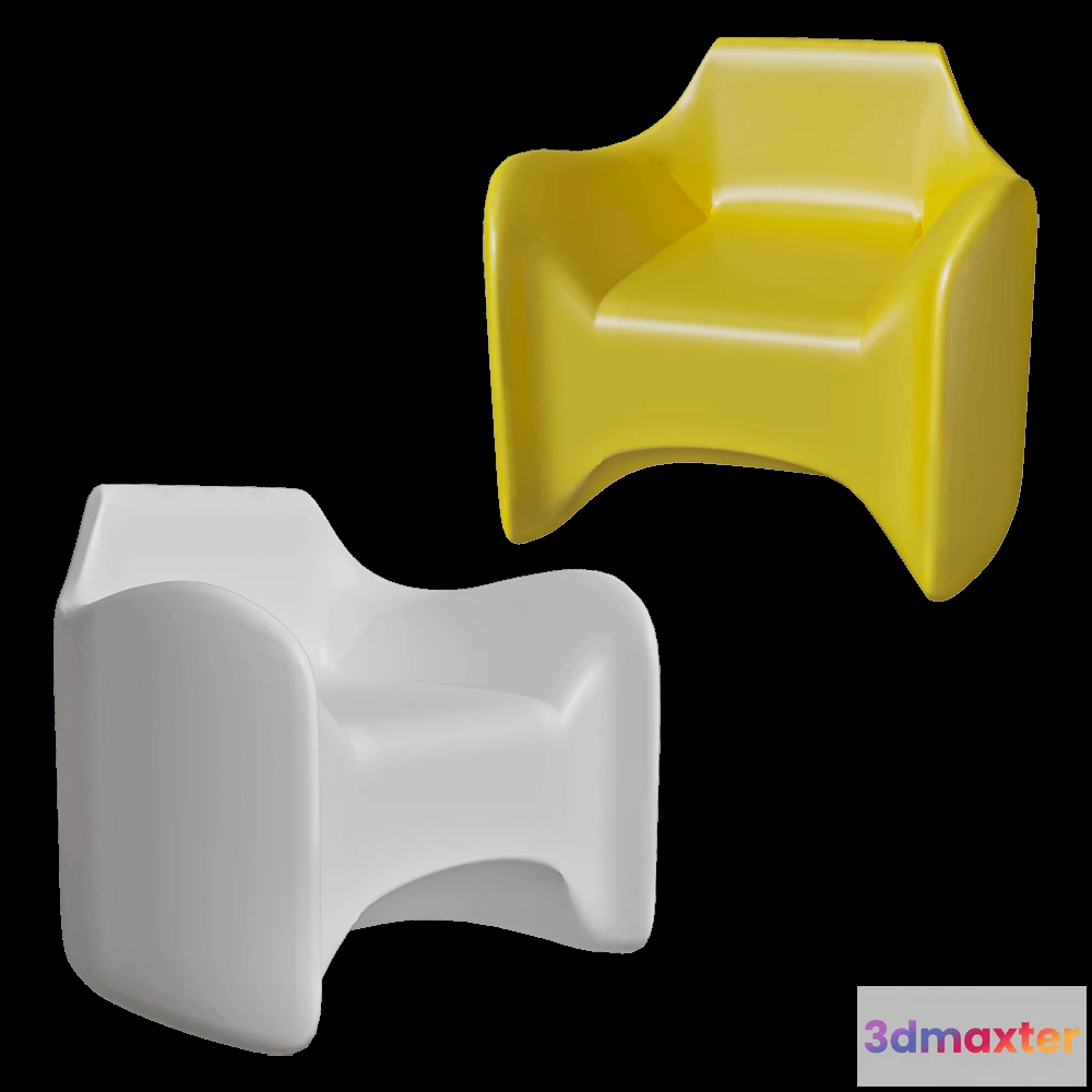 1610156 - Driade - Armchair Tokyo-Pop 2 3D Max