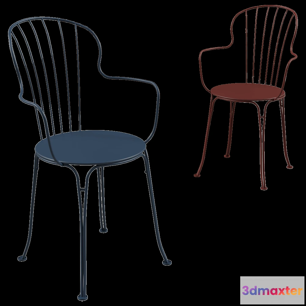 1610200 - Fermob - Armchair Opéra 3D Max