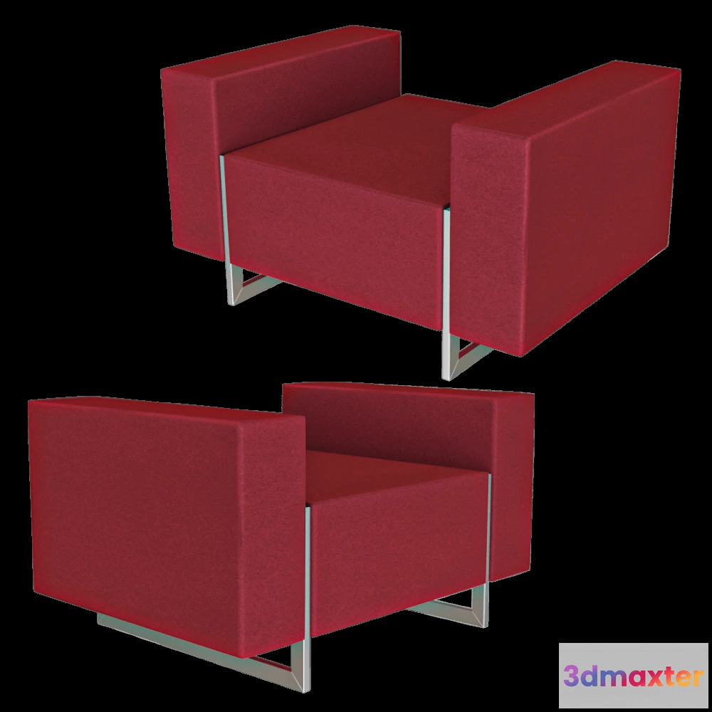 1610410 - Inno - Armchair Box 1D 3D Max