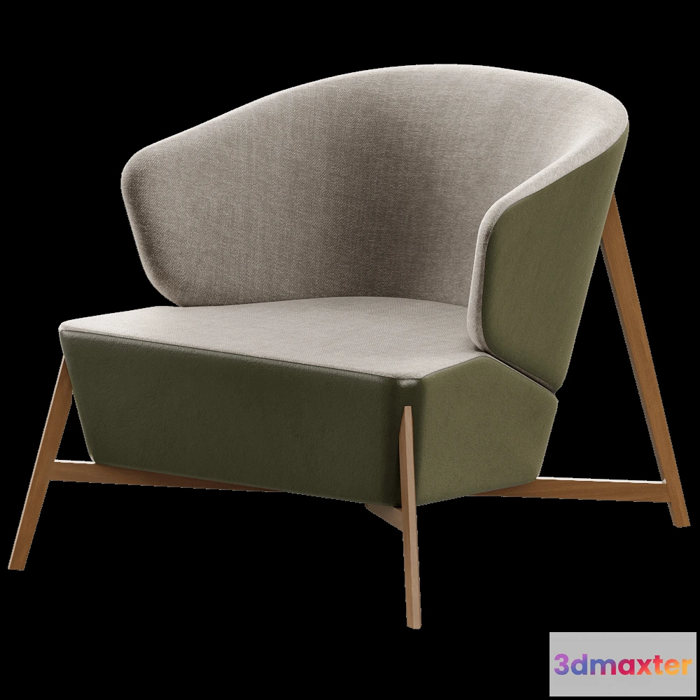 1610448 - Innova  - Armchair Arsenale LC1 3D Max