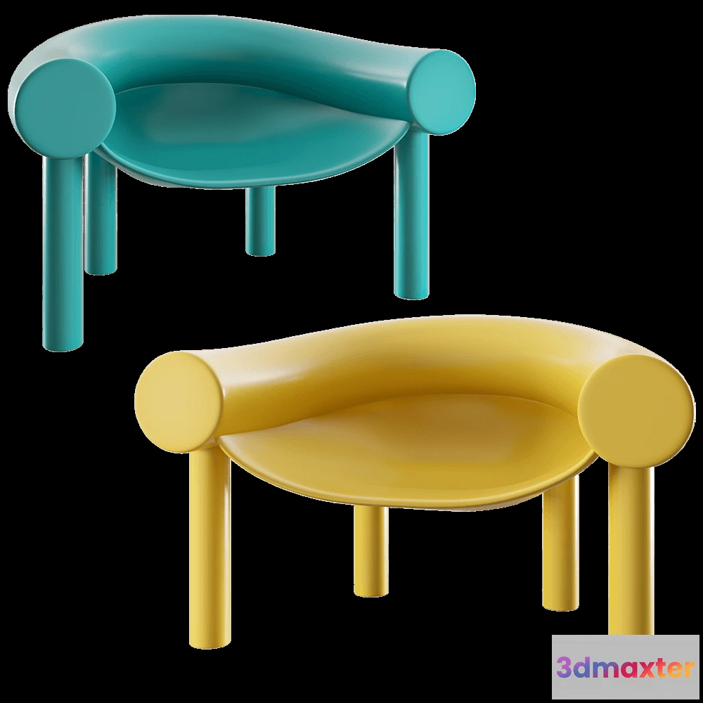 1610540 - Magis - Low chair Sam Son 3D Max