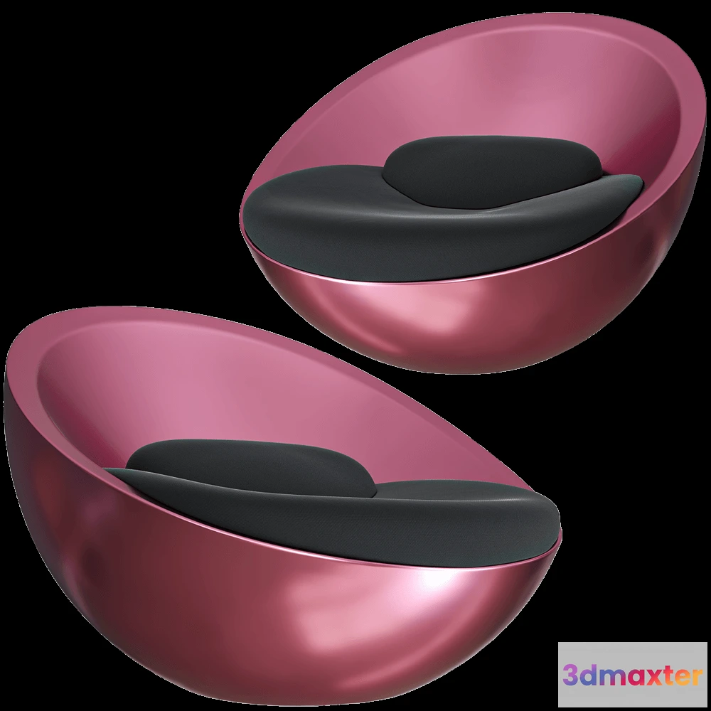 1610562 - MAVIMATT - Armchair CHROMASIS 3D Max