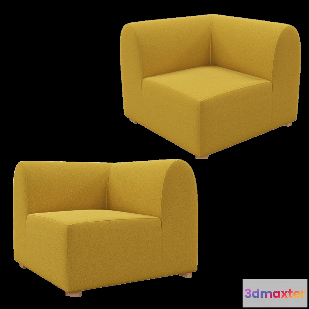 1610600 - MISSANA - Sofa Rapanui Corner 3D Max