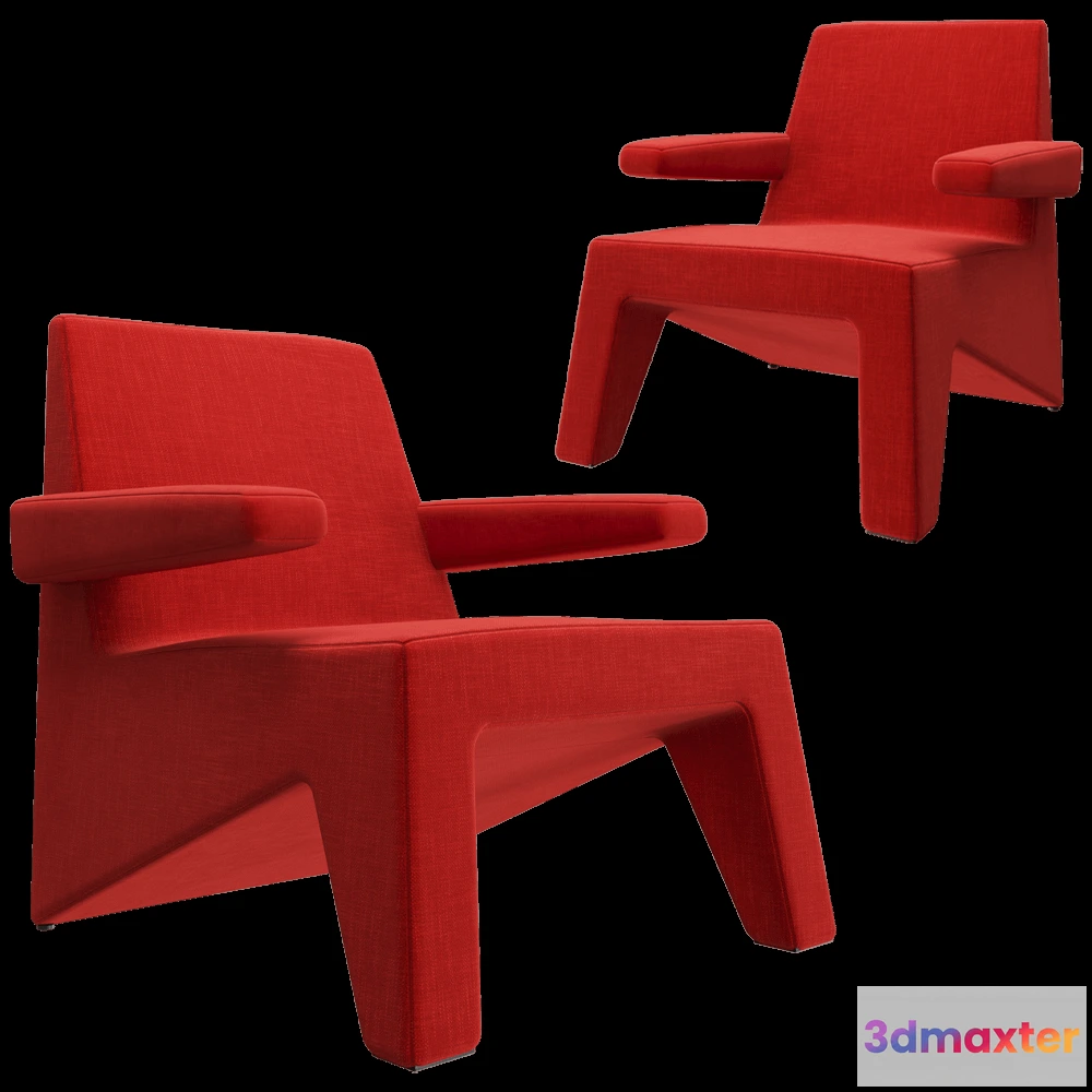 1610630 - Moca - Armchair Cubic 3D Max