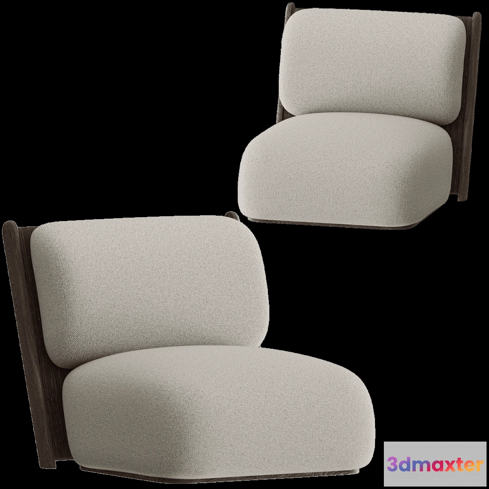 1610644 - Modenature - Armchair Mann 3D Max