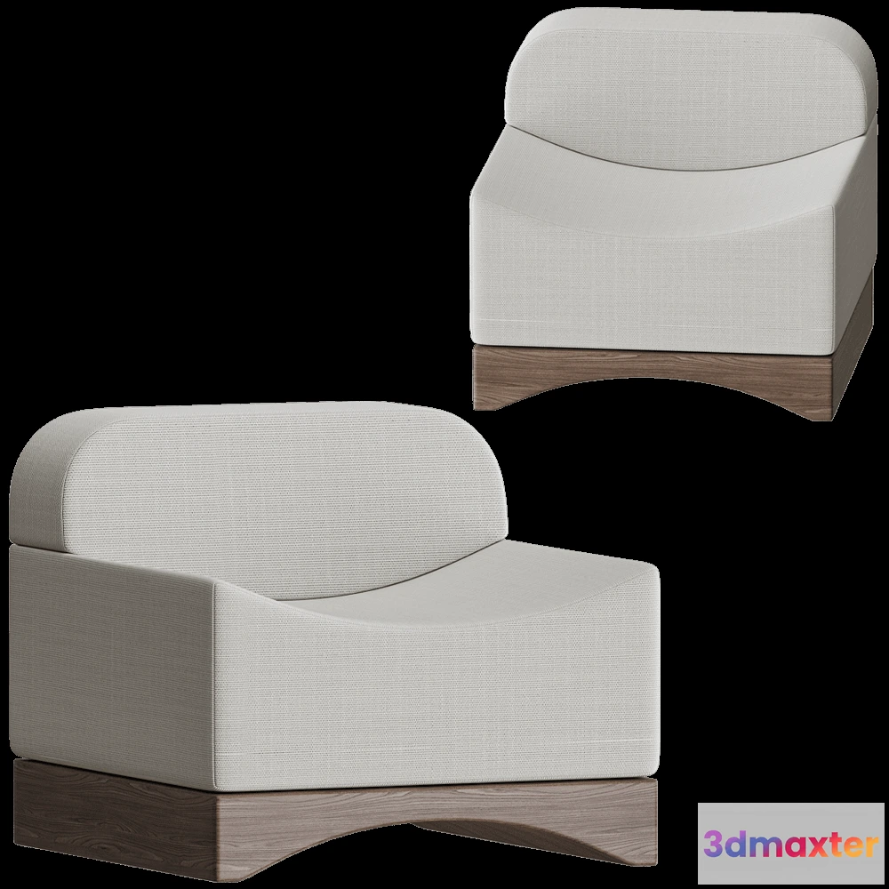 1610658 - Modenature - Armchair YAMKI 3D Max