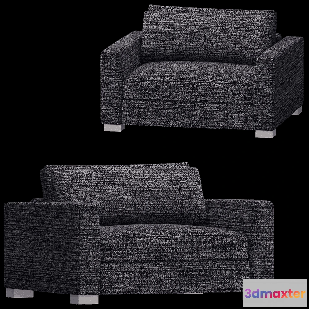 1610686 - Modenature - Armchair Roland 3D Max