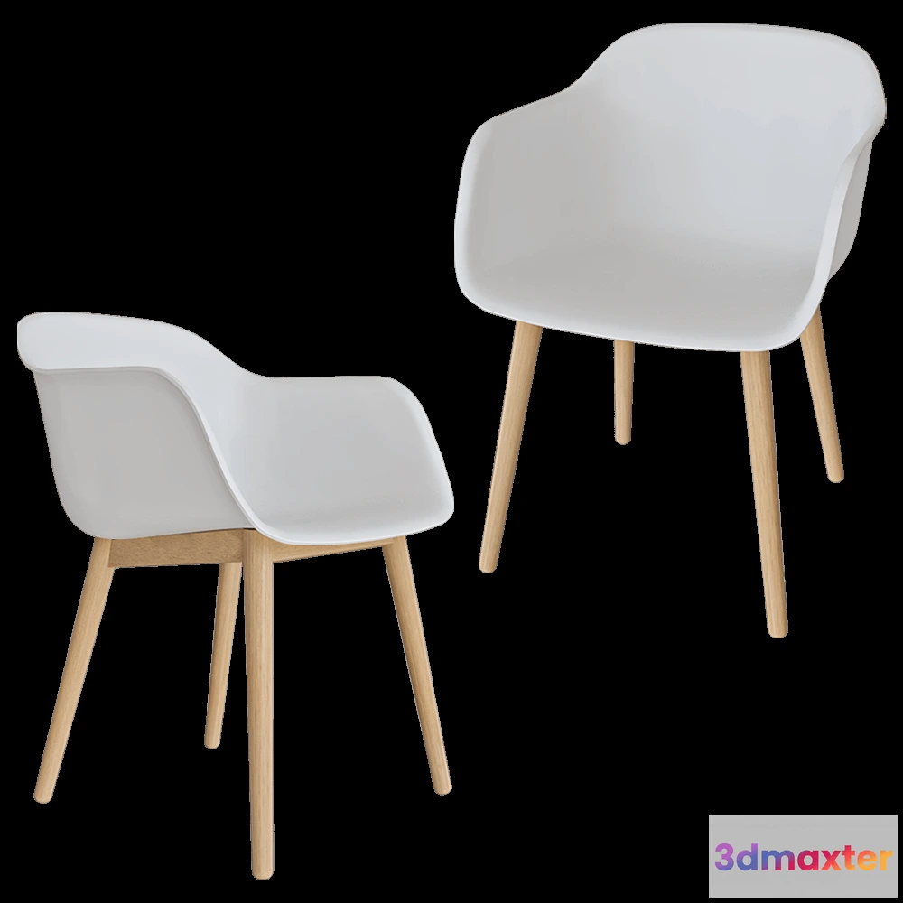 1610730 - Muuto - Armchair Fiber 3D Max