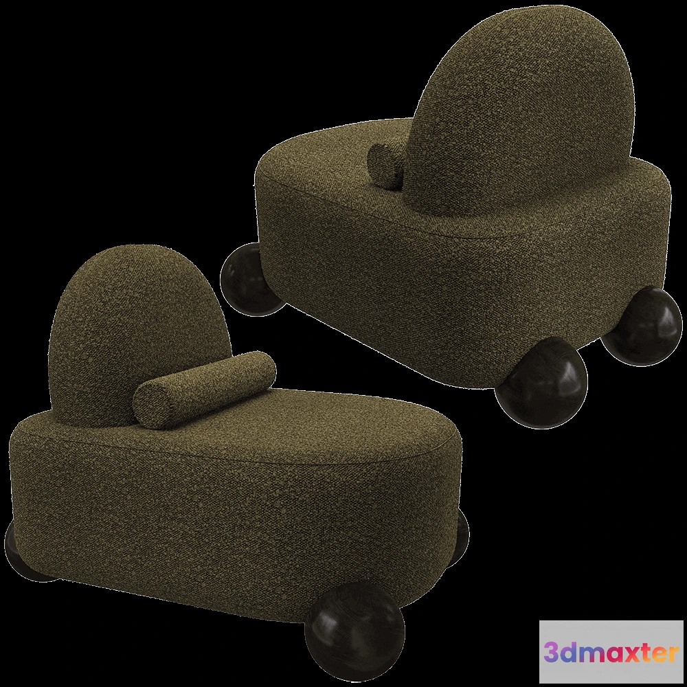 1610738 - NG Design - Armchair Object076 3D Max